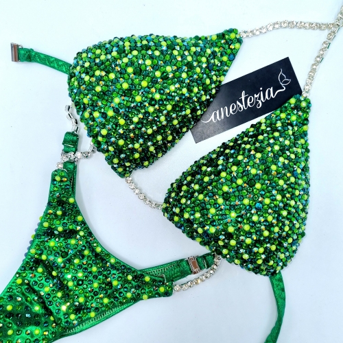 Lime Pie Stock -Sujetador C (Triangulo Slider)  Braguita S (Frontal en U, Corte trasero estilo PRO)-